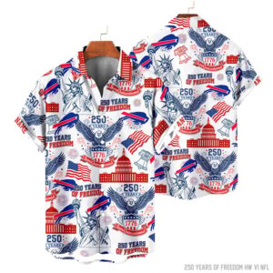 Buffalo Bills | 250 Years Of Freedom America Hawaii Shirt V3