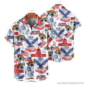 Jacksonville Jaguars | 250 Years Of Freedom America Hawaii Shirt V3