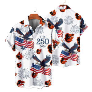 Baltimore Orioles | America 250th Anniversary Tropical Hawaiian V4