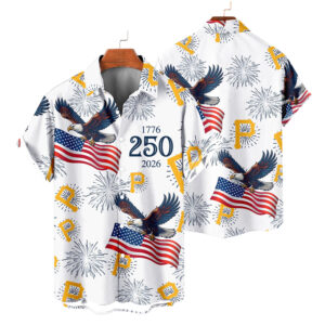 Pittsburgh Pirates | America 250th Anniversary Tropical Hawaiian V4