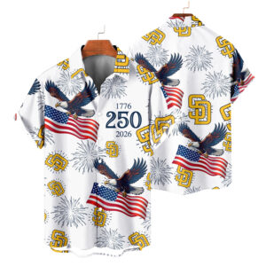 San Diego Padres | America 250th Anniversary Tropical Hawaiian V4