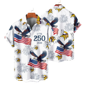 Minnesota Vikings | America 250th Anniversary Tropical Hawaiian V4