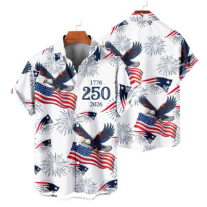 New England Patriots | America 250th Anniversary Tropical Hawaiian V4
