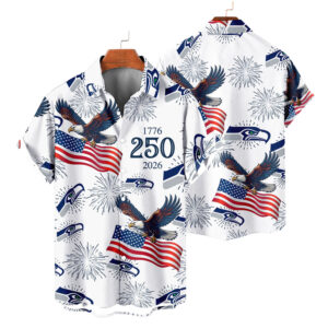 Seattle Seahawks | America 250th Anniversary Tropical Hawaiian V4
