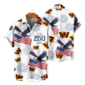 Washington Commanders | America 250th Anniversary Tropical Hawaiian V4