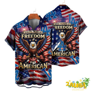 Los Angeles Dodgers | America 250th Anniversary Eagles Hawaiian V5