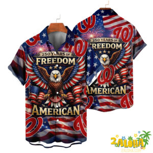 Washington Nationals | America 250th Anniversary Eagles Hawaiian V5
