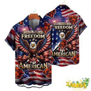 Chicago Bears | America 250th Anniversary Eagles Hawaiian V5