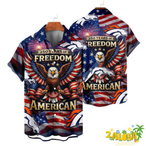 Denver Broncos | America 250th Anniversary Eagles Hawaiian V5