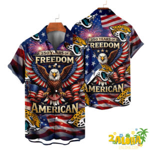 Jacksonville Jaguars | America 250th Anniversary Eagles Hawaiian V5