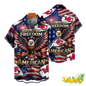 Kansas City Chiefs | America 250th Anniversary Eagles Hawaiian V5