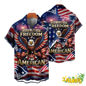 New England Patriots | America 250th Anniversary Eagles Hawaiian V5