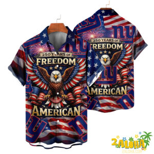 New York Giants | America 250th Anniversary Eagles Hawaiian V5