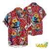 Washington Nationals | Cinco de Mayo Day of the Dead Mexican Skull Chest Hawaiian Shirt
