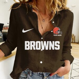 Cleveland Browns | Women’s Tropical Custom Casual Shirt