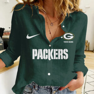 Green Bay Packers | Women’s Tropical Custom Casual Shirt