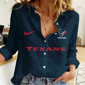 Houston Texans | Women’s Tropical Custom Casual Shirt