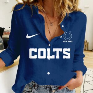 Indianapolis Colts | Women’s Tropical Custom Casual Shirt