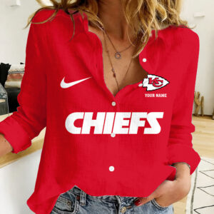 Kansas City Chiefs | Women’s Tropical Custom Casual Shirt