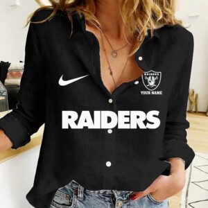 Las Vegas Raiders | Women’s Tropical Custom Casual Shirt