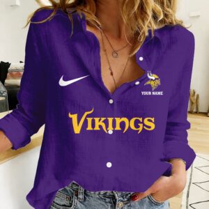 Minnesota Vikings | Women’s Tropical Custom Casual Shirt