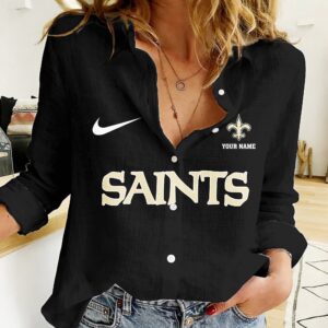 New Orleans Saints | Women’s Tropical Custom Casual Shirt