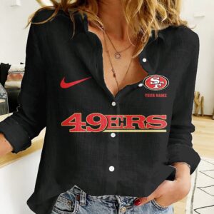 San Francisco 49ers | Women’s Tropical Custom Casual Shirt