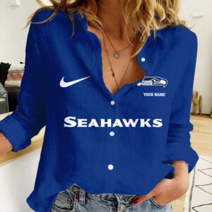 Seattle Seahawks | Women’s Tropical Custom Casual Shirt
