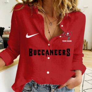 Tampa Bay Buccaneers | Women’s Tropical Custom Casual Shirt