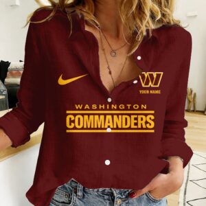 Washington Commanders | Women’s Tropical Custom Casual Shirt