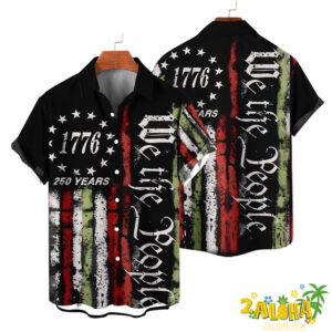 250th Anniversary Of The United States Independence Day Holiday Hawaiian Shirt