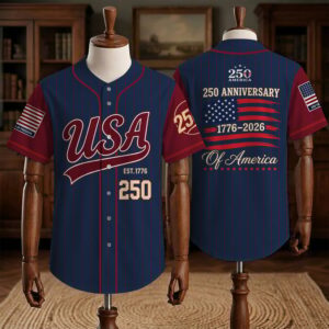 Patriotic Statue of Liberty 1776–2026 - USA 250th Anniversary Baseball Jersey Unisex Shirt