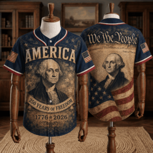 Patriotic Statue of Liberty 1776–2026 - USA 250th Anniversary Baseball Jersey Unisex Shirt