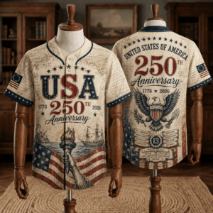 Patriotic Statue of Liberty 1776–2026 - USA 250th Anniversary Baseball Jersey Unisex Shirt